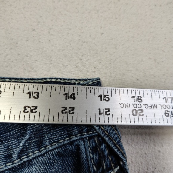 Ariat M4 Jeans Mens 30x36 Blue Medium Wash Low Rise Stretch Adkins Boot 10021767 - Picture 6 of 13